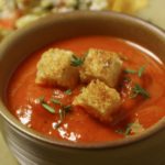 Bowl of Red Pepper Soup