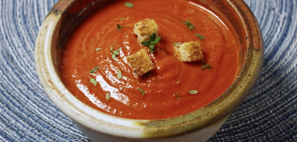 Roasted Pepper and Tomato soup