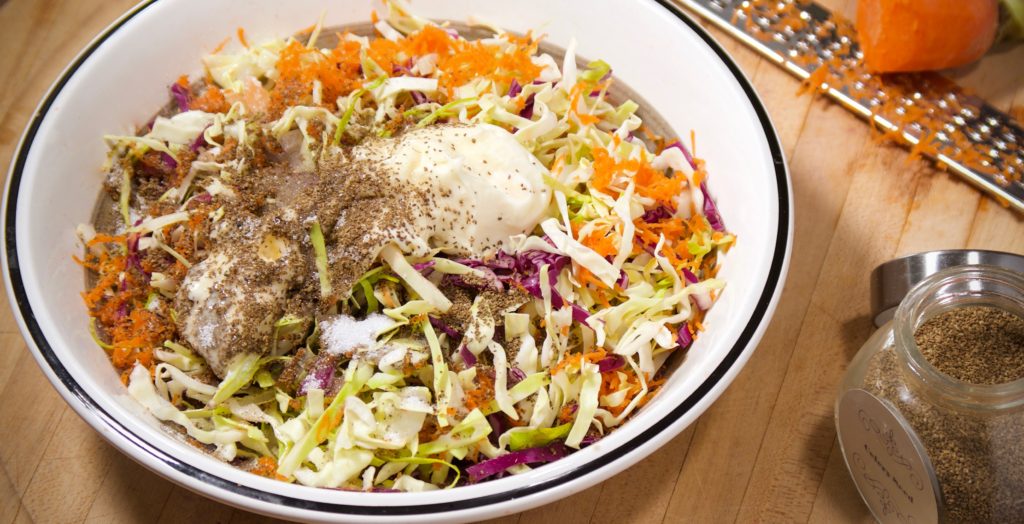 Southern Coleslaw and Dressing