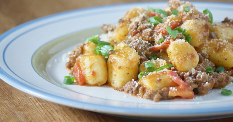 Cheeseburger Gnocchi