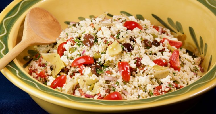 Mediterranean Cauliflower Salad