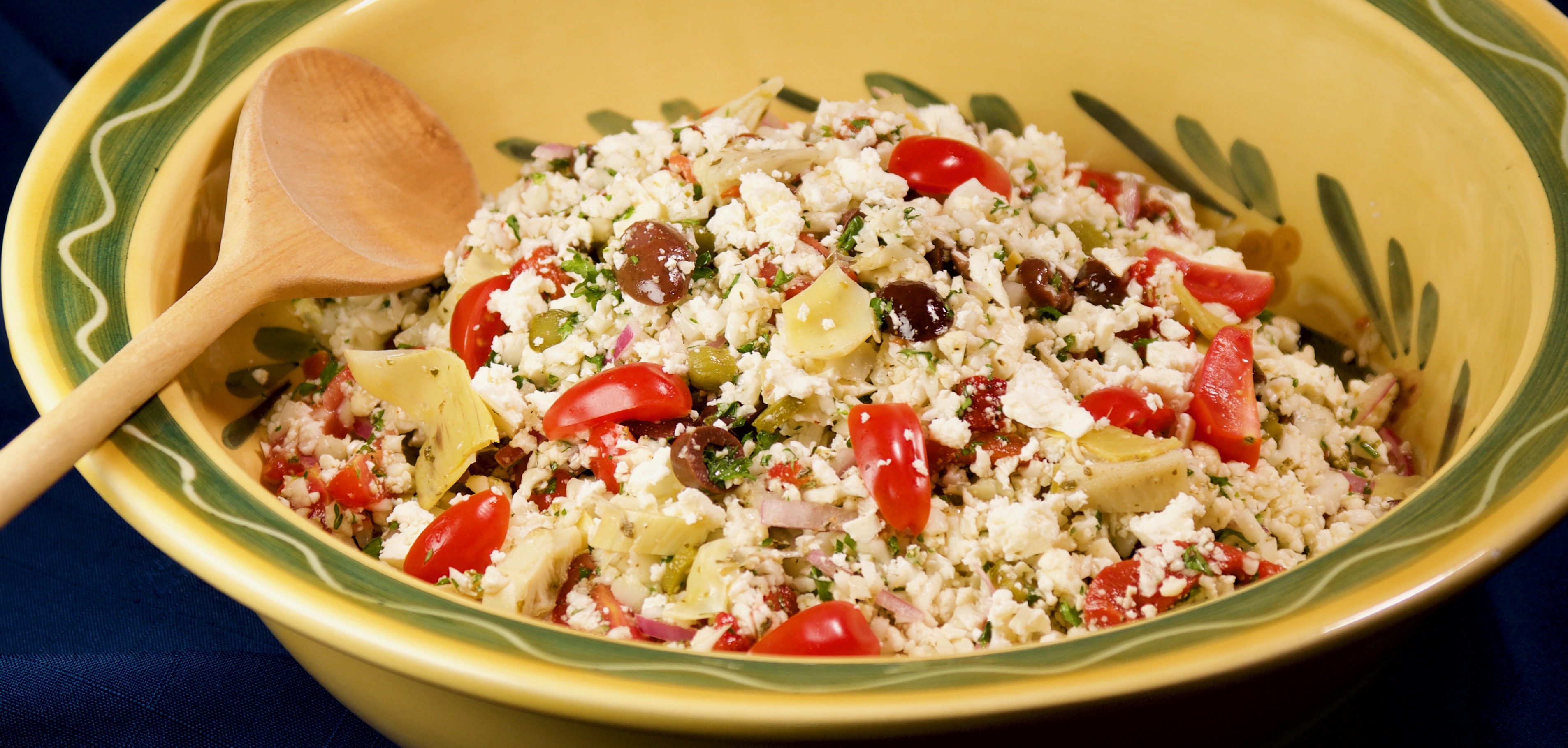 Mediterranean Cauliflower Salad