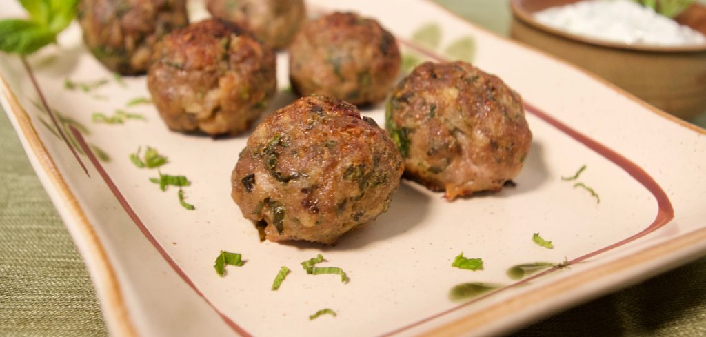 Nicely Browned Moroccan Meatballs