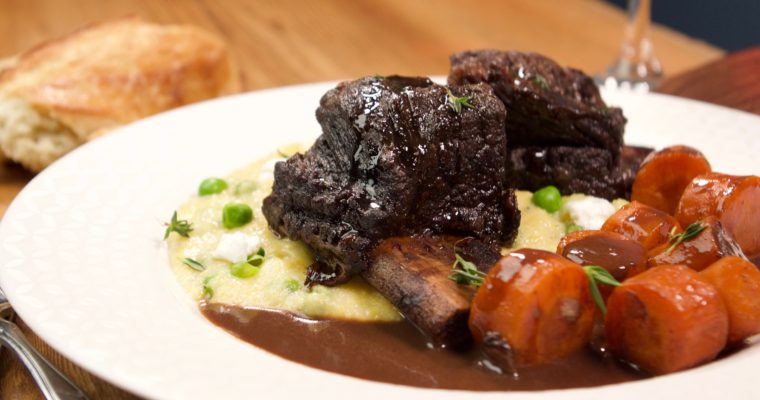 Chocolate Braised Short ribs