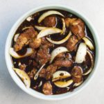 Adobo in marinade