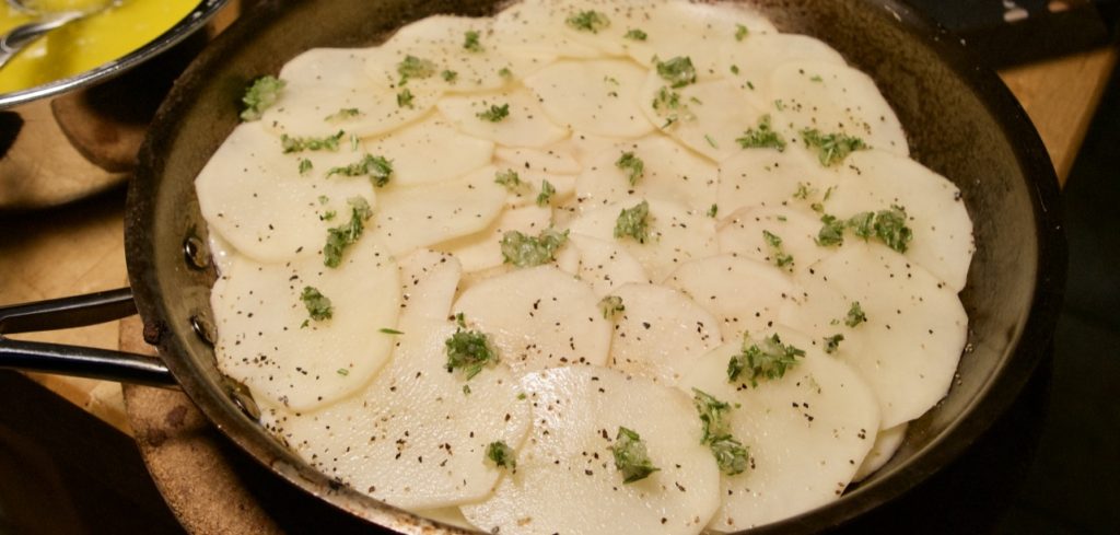 Anna Potato with Rosemary and Garlic