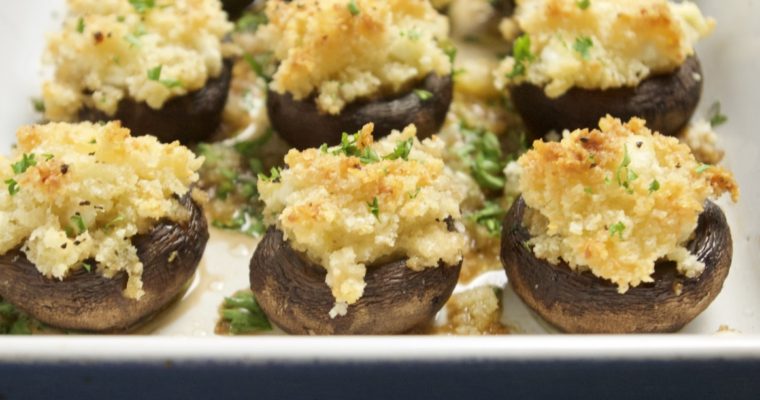 Yummy Chimichurri Stuffed Mushrooms